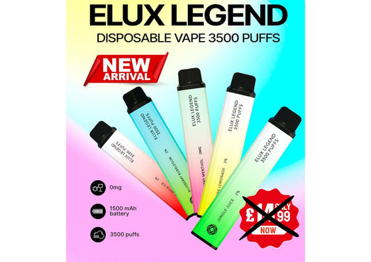 Elux/ENE Legend 3500 - Any 2 for £22, Any 4 for £40