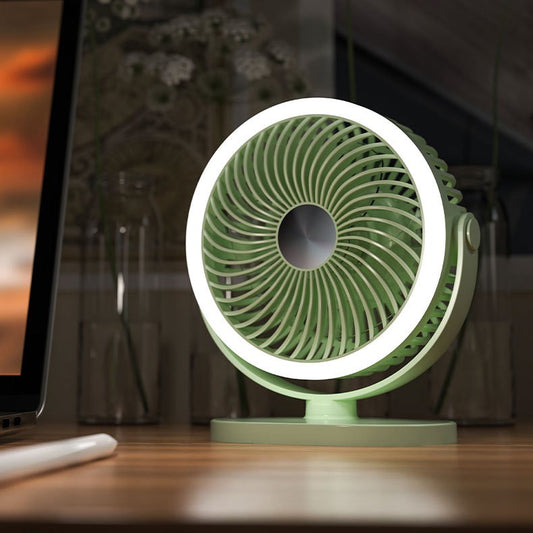Electric Fan with Light - USB